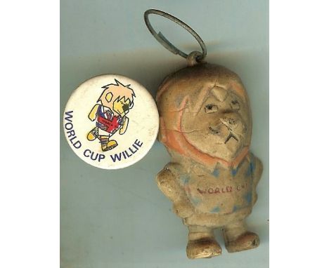 1966 ORIGINAL WORLD CUP WILLIE LAPEL BADGE &amp; KEY RING
&nbsp;