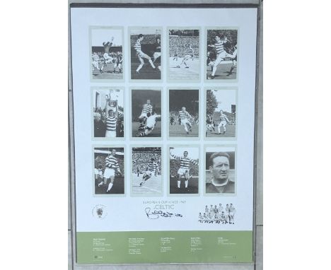 CELTIC - BILLY McNEIL HAND SIGNED EUROPEAN CUP PRINT
Celtic European Cup kings signed by Billy McNeill
Mint
16.5 by 23 inches