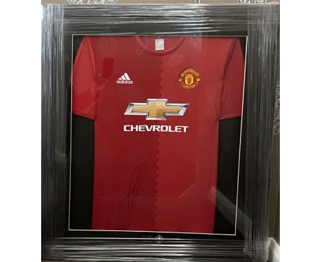 MANCHESTER UNITED HAND SIGNED PAUL POGBA SHIRT - FRAMED
Paul Pogba Manchester United shirt. Originally from the Manchester Un