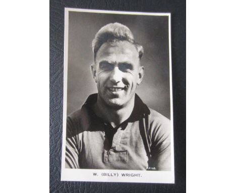 WOLVES - ORIGINAL BILLY WRIGHT POSTCARD
Postcard of Billy Wight Wolves and England
Real photo football series&nbsp;