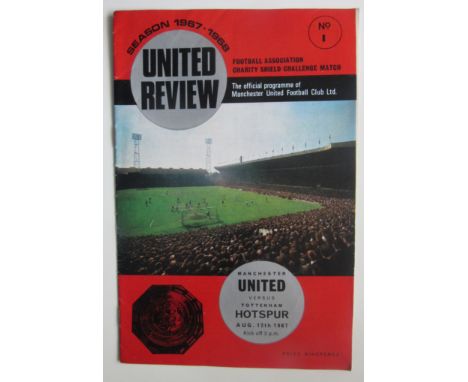 1967 CHARITY SHIELD MANCHESTER UNITED V TOTTENHAM
Complete with token