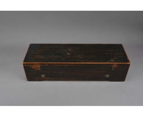 Cylinder musical Box,  a key-wind musical box, No. 24334, playing eight airs, with blue (defective) tune-sheet (Bulleid 158 b
