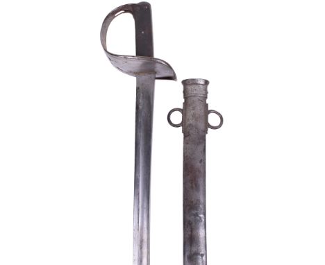 1885 Pattern Cavalry Trooper’s Sword, regulation blade extensively marked including issue stamps for 1886 and 1889, inspector