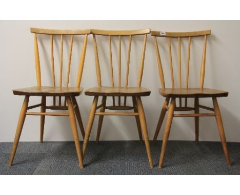 3 early Ercol chairs