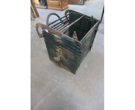 A steel metamorphic escape ladder