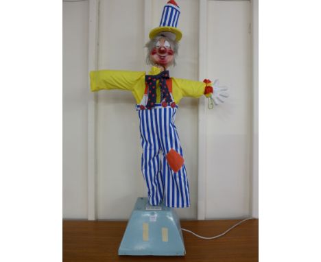A vintage J.H. Animations clown automaton