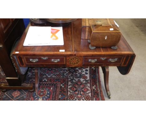 A Regency sofa table (in need of restoration)