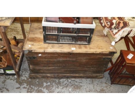 A 19th century pine trunk
