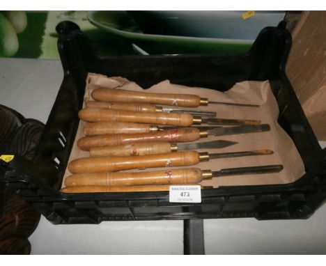 box of woodworking tools
