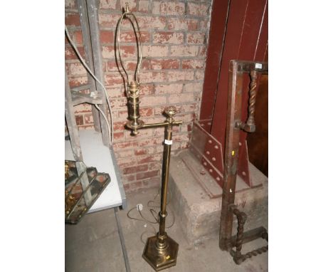 brass standard lamp