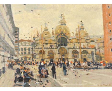 Ken Howard R.A. (British, born 1932)Autumn Light, San Marco signed 'Ken Howard.' (lower right)oil on canvasboard28.5 x 38.5cm