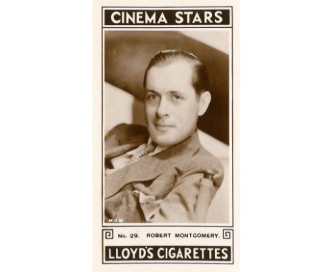 LLOYD, inc. complete (3), Cinema Stars (28-54), Atlantic Records, Zoo Series; part set, Cinema Stars 1-25 (24/25),EX, 101*