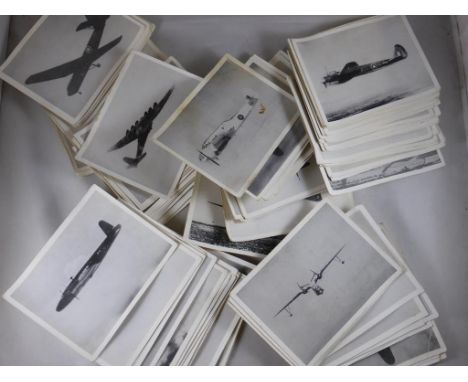 WWII AIRCRAFT IDENTIFICATION CARDS AND QTY. ORIGINAL PHOTOGRAPHS FROM FIRST HALF 20TH CENTURY DEPICTING WHALING IN THE FALKLA