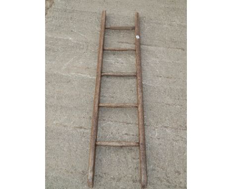 DECORATIVE WOODEN LADDER (TOWEL RAIL?)  (please check important sale information regarding sale room clearance)