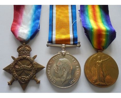 Lance Corporal W.C. Murch, 5th Devon Regiment. 1914-15 Star, British War Medal and Victory Medal to 3717 L.CPL/PTE W.C. MURCH