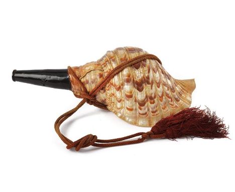 dating: Period (1603-1867) provenance: Japan, Shell body with fuse made of a light non-ferrous material, shaped as a truncate