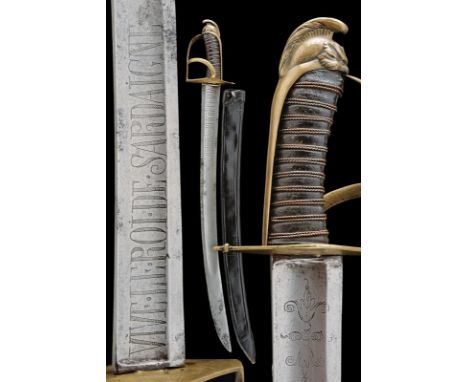 dating: late 18th Century provenance: Sardinian Kingdom, Wide blade with fuller for three quarters of the length, some areas 