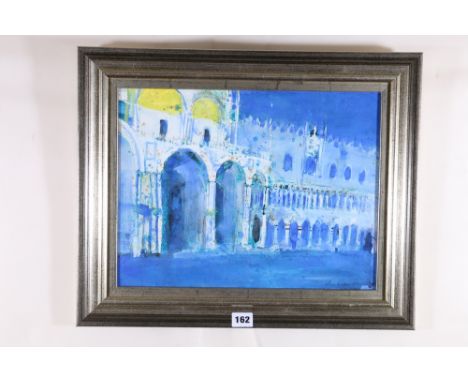 ANN ORAM RSW (Scottish b 1956)&nbsp;Architectural view&nbsp;Signed and dated 2003, watercolour, 38cm x 29cm 
