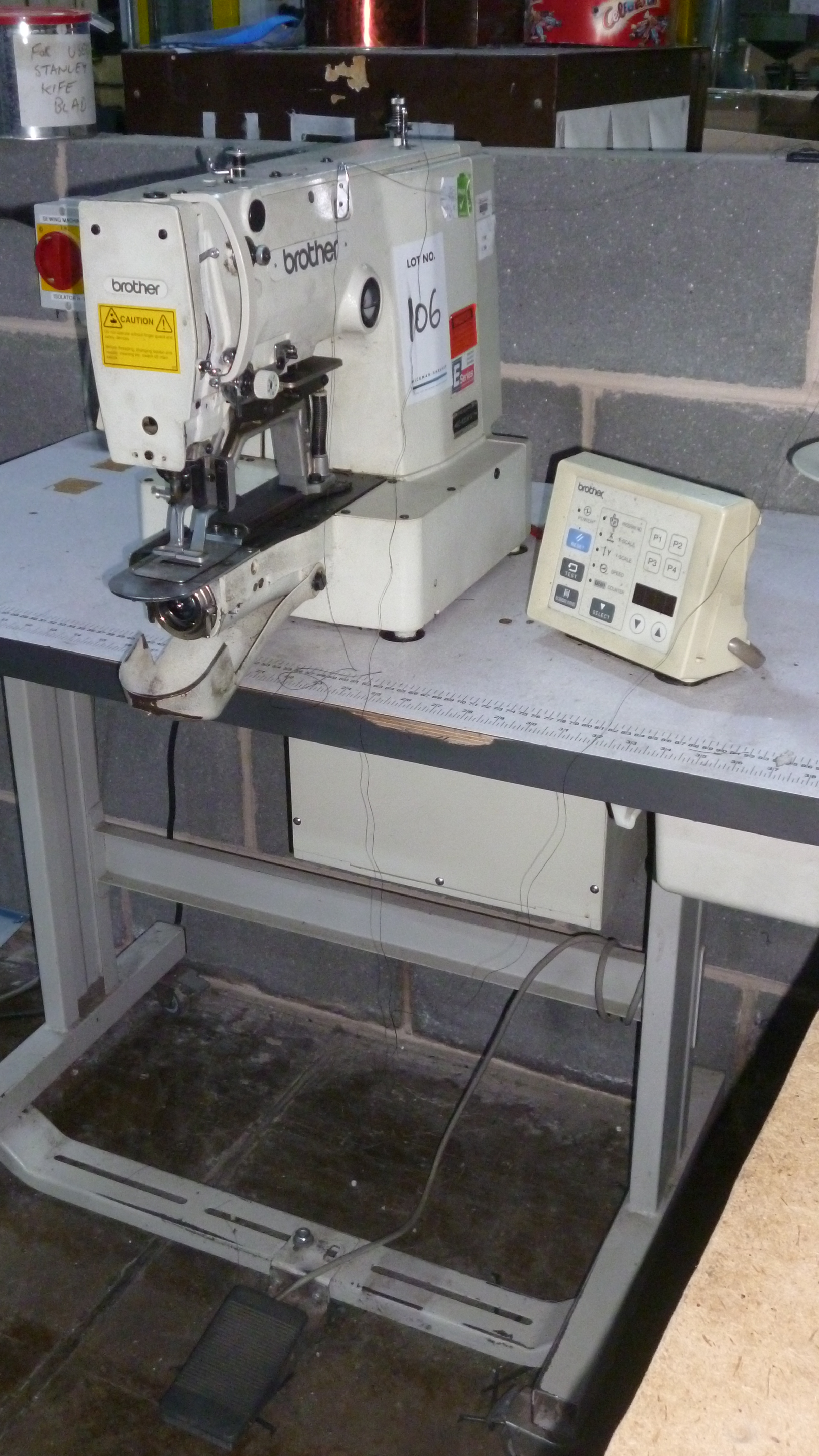 brother bartack machine