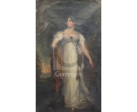 Albert de Belleroche (1864-1944) after Reynoldsoil on canvasPortrait of the Duchess of Cleveland21.5 x 13in.