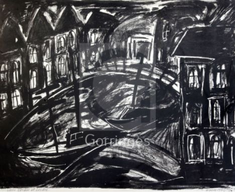 § Tracey Emin (b.1963)lithograph'White Bridge at Leiden',signed in pencil and dated 198518.25 x 23in.