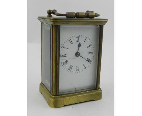 An early 20th century carriage clock
