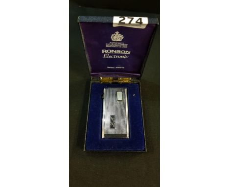 VINTAGE BOXED RONSON LIGHTER
