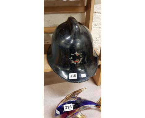 OLD FIREMANS HELMET