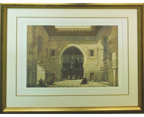 DAVID ROBERTS RA (British, 1796-1864), 'Introduced to the Court of Sultan', photo lithograph, signed and titled in the plate,