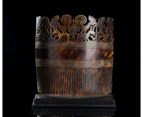 Tortoise comb called HAI KARA JANGGA, worn by young women waiting for husbands and women of high rank as a symbol of prestige