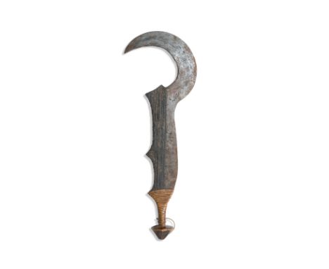 Execution sword used by the Ngombe peoples of the Congo River Basin. The weapon had a very strong symbolic meaning for the lo