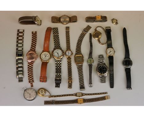 A collection of contemporary and vintage watches to include Timex, Casio, Avia and Lorus examples. 