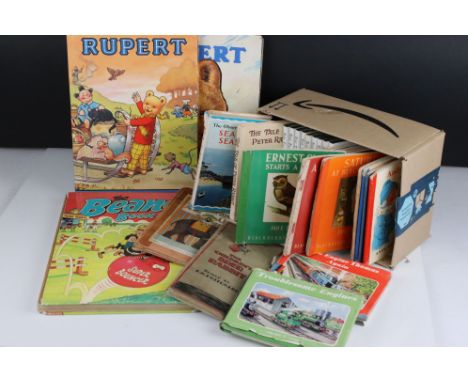 Collection of Children's Books including two x Rupert Bear Annuals (one dated 1959), three x Andy Pandy Books,  two x Thomas 