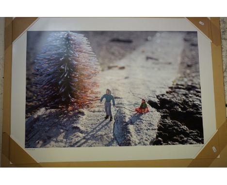 Slinkachu (British b. 1979) Wonderland, continuous tone light-jet digital photographic print, 2009, signed in pen, titled and