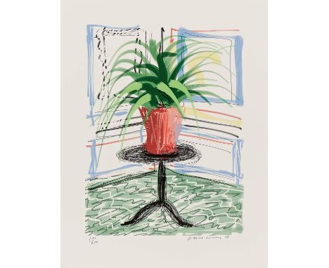 HOCKNEY, DAVID1937 BradfordTitel: Untitled, 468 (iPad-Drawing). Datierung: 2010. Technik: Inkjet-Print auf Archivpapier. Dars