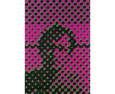 JACQUET, ALAIN1939 Neuilly-sur-Seine - 2008 New YorkTitel: Portrait of a Man. Datierung: 1964. Technik: Serigrafie auf Leinwa