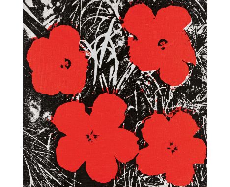 WARHOL, ANDY1928 Pittsburgh, PA/USA - 1987 New YorkTitel: Flowers. Datierung: 1964. Technik: Synthetische Polymerfarben auf L