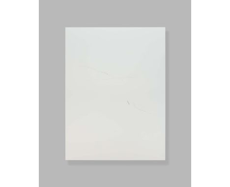 IMHOF, ANNE1978 GießenTitel: Ohne Titel. Datierung: 2017. Technik: Lack, zerkratzt, auf Metall. Maße: 180 x 135cm. Bezeichnun