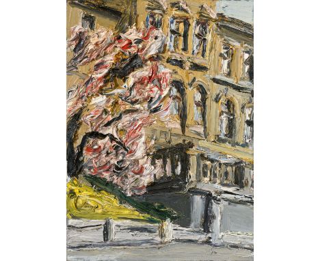 LEHMPFUHL, CHRISTOPHER1972 BerlinTitel: Magnolienblüte. Datierung: 2017. Technik: Öl auf Leinwand. Maße: 70 x 50,5cm. Bezeich