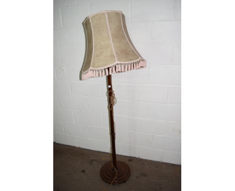 MAHOGANY STANDARD LAMP