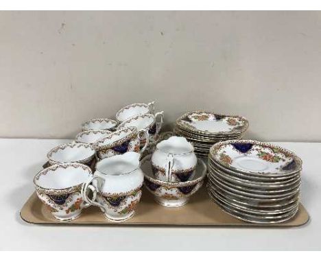 A tray of thirty nine piece Rosalyn bone china tea service 