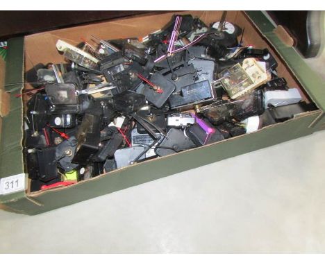 A box of clock parts