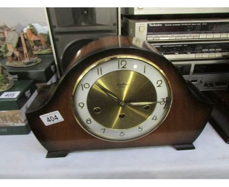 A Bentina 8 day Westminster chime mantel clock with key