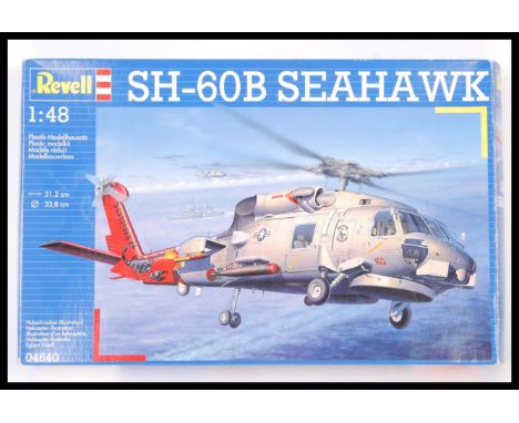 A Revell made 1:48 scale plastic model kit ' SH-60B Seahawk '. Complete within it's original box with unopened contents.&nbsp