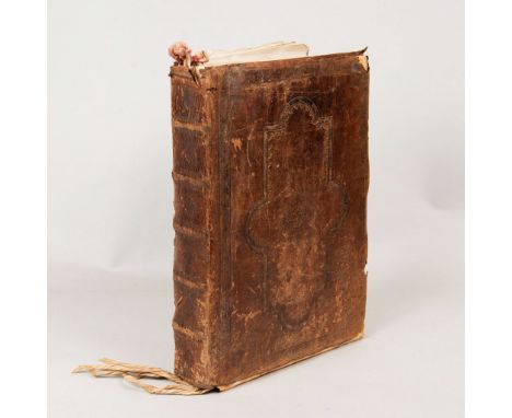 Missale romanum -edited by Nicolaum Pezzana, Venice 1738, 452 pages with appendix and several copper print illustrations , no