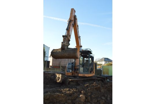 Case Cx145csr Zero Tail Swing Tracked Excavator Serial No