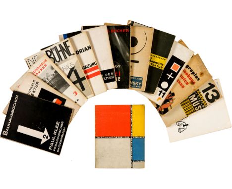 BauhausBauhaus-BücherKomplette Reihe der 14 Bauhaus-Bücher, unter der Schriftleitung von Walter Gropius und László Moholy-Nag