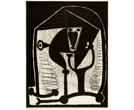 Pablo Picasso (Málaga 1881 - 1973 Mougins)Figure21. November 1948Lithographie auf festem Velin mit Wasserzeichen "Arches"64,5