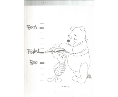 Original Walt Disney pencil sketch from animator Mike Royer. Good Condition. All autographs are genuine hand signed and come 