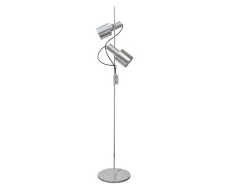 Peter Nelson (1928-2009) for Architectural Lighting Ltd, Model 'FA2' floor lamp, circa 1967, Aluminium, electrical fittings, 